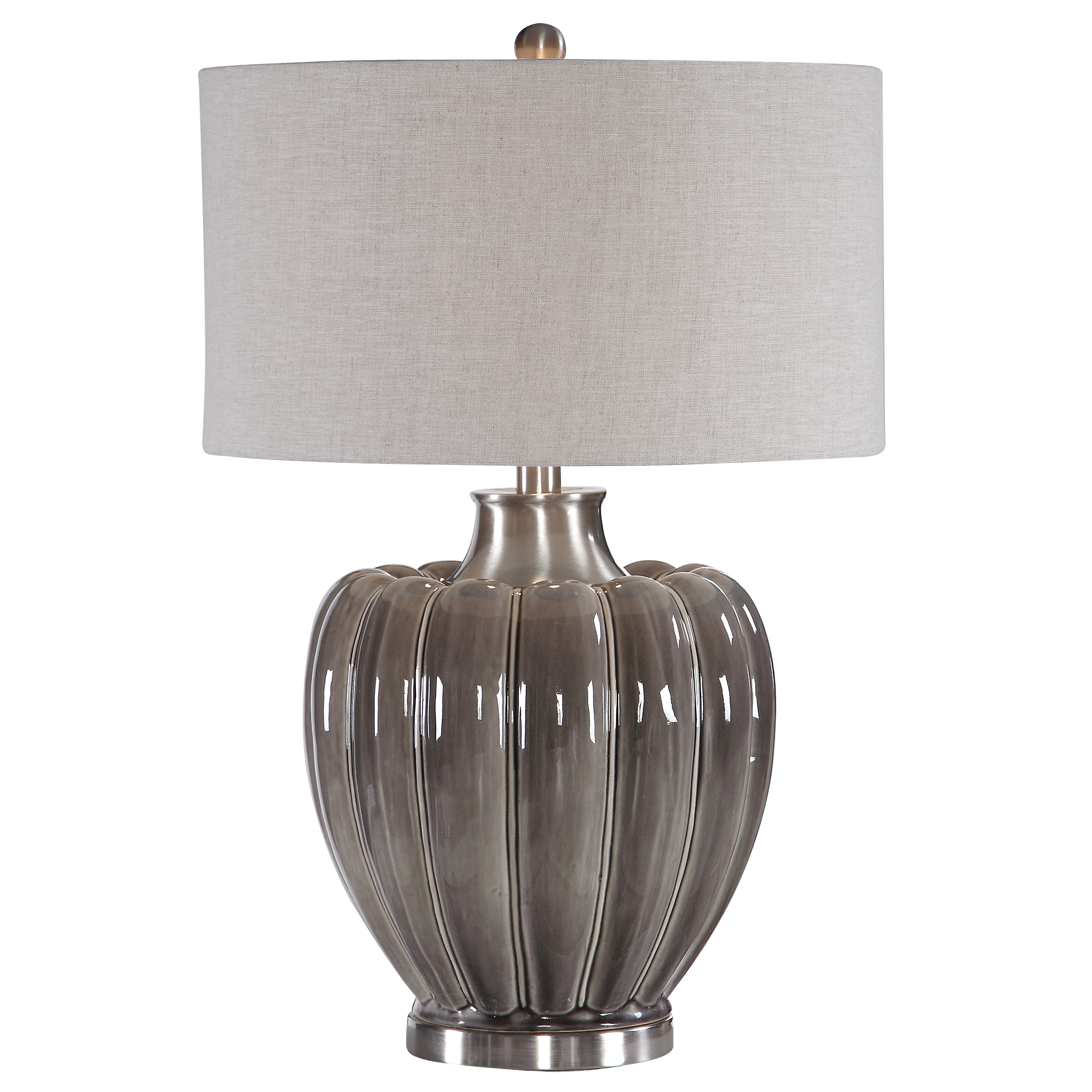 Picture of ADLER SMOKY GRAY TABLE LAMP